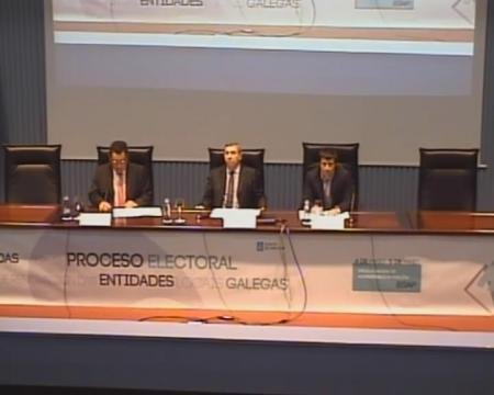 Inauguración. - Xornadas sobre o proceso electoral e renovación das entidades locais galegas